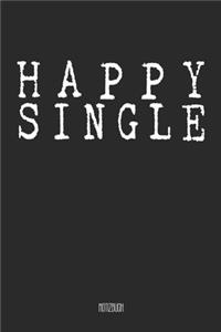 Happy Single Notizbuch