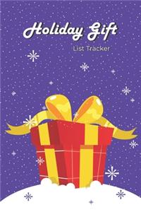 holiday gift list tracker
