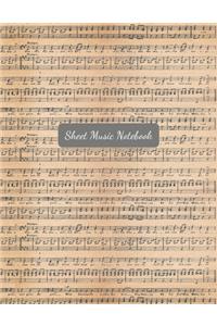 Sheet Music Notebook