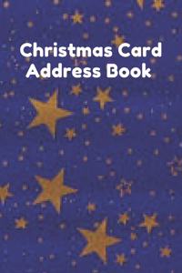 Christmas card address book