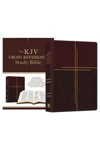 KJV Cross Reference Study Bible Compact [Mahogany Cross]