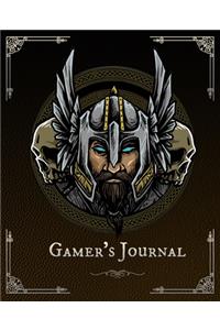 Gamer's Journal: RPG Role Playing Game Notebook - Warrior Knight and Skeletons (Gamers series)