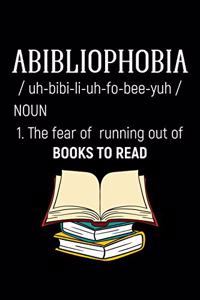 Abibliophobia the Fear Of Running Out Of Books To Read