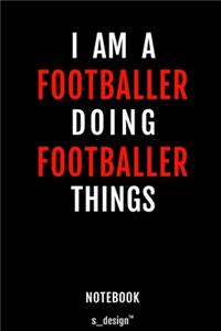 Notebook for Football Players / Footballer