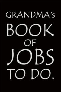 Grandma's Book of Jobs To Do