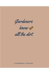 Gardener's Log Book
