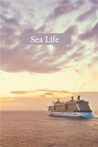 Sea Life: Vacation Planner And Journal With Map, Checklist, Journal And Highlight Entries (120 pages, 6x9)