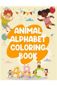 Animal Alphabet Coloring Book