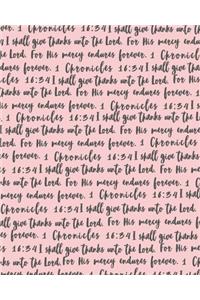 For His Mercy Endures Forever