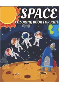 Space Coloring Book For Kids