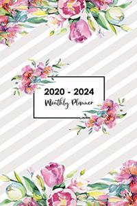2020-2024 Monthly Planner