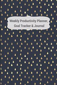 Weekly Productivity Planner, Goal Tracker & Journal