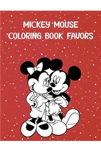 Mickey Mouse Coloring Book Favors