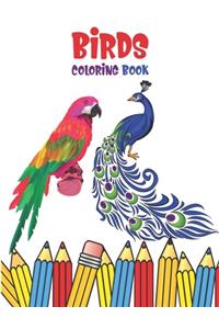 Birds Coloring Book