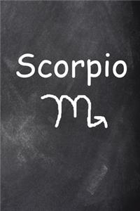 2020 Daily Planner Scorpio Symbol Zodiac Sign Horoscope Chalkboard 388 Pages
