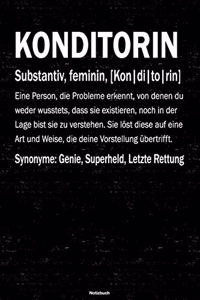 Konditorin Notizbuch
