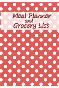 Meal planner and grocery list