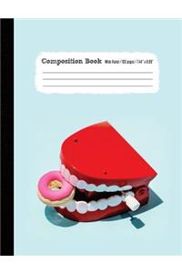 Composition Book Wide Ruled 100 pages (7.44 x 9.69)