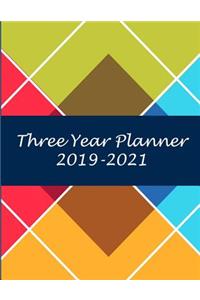Three Year Planner 2019-2021