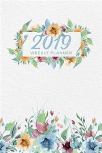 Floral 2019 Weekly Planner