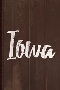 Iowa Journal Notebook