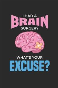 I Had a Brain Surgery What's Your Excuse