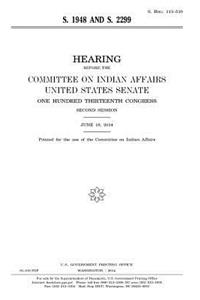 S. 1948 and S. 2299