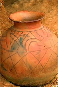 Artistic West African Pottery Jar Journal