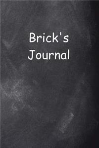 Brick Personalized Name Journal Custom Name Gift Idea Brick