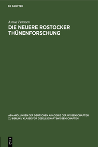 Die Neuere Rostocker Thünenforschung