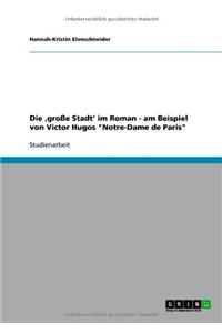 'große Stadt' im Roman - am Beispiel von Victor Hugos 