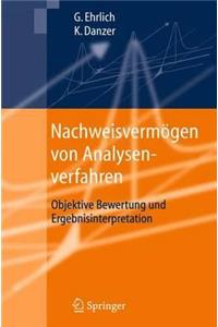 Nachweisvermögen Von Analysenverfahren