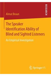 Speaker Identification Ability of Blind and Sighted Listeners