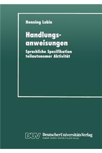 Handlungsanweisungen