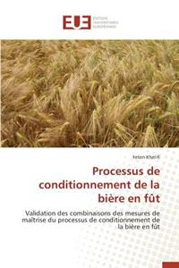 Processus de Conditionnement de la Bière En Fût