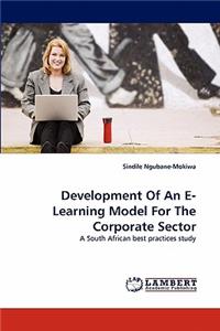 Development Of An E-Learning Model For The Corporate Sector