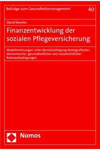 Finanzentwicklung Der Sozialen Pflegeversicherung