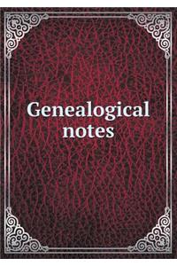 Genealogical Notes