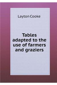 Tables adapted to the use of farmers and graziers