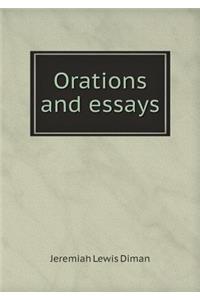 Orations and essays