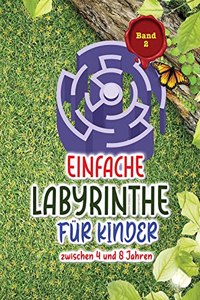 EINFACHE LABYRINTHE FÜR KINDER zwischen 4 und 8 Jahren