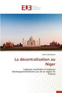 La Décentralisation Au Niger