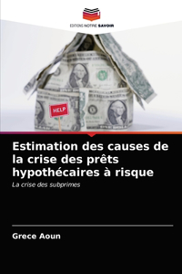 Estimation des causes de la crise des prêts hypothécaires à risque