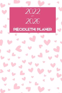 2022-2026 Planer piecioletni
