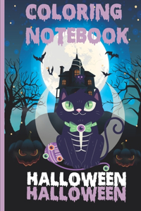 Coloring Book: Happy Halloween Novelty Book for Kids