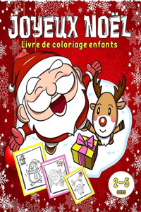 Joyeux Noël Livre de coloriage enfants 2-5 ans