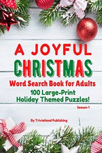 Joyful Christmas Word Search Book for Adults, Season 1