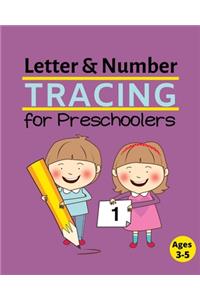 Letter & Number Tracing Book for Preschoolers