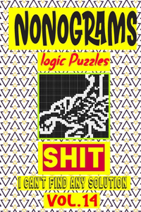 Nonogram logic Puzzle Shit I can't Find Any Solution