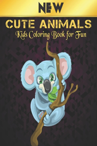 Fun Cute Animals Coloring Book for Kids